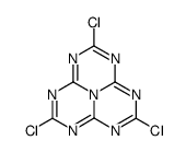 2,5,8-三氯-1,3,4,6,7,9,9b-七氮杂迫苯并萘 结构式