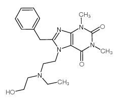 苄乙醇胺嘌呤 结构式