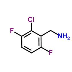 2-氯-3,6-二氟苄胺 结构式