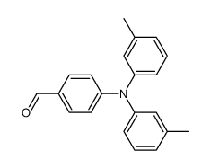 4-(二间甲苯氨基)-苯甲醛 结构式