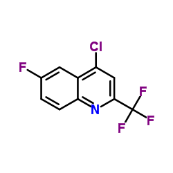 4-氯-6-氟-2-(三氟甲基)喹啉 结构式