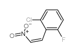 1-(2-氯-6-氟苯基)-2-硝基乙烯 结构式