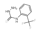 4-[2-(三氟甲基)苯基]-3-氨基硫脲 结构式