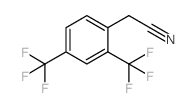 2,4-双(三氟甲基)苯乙腈 结构式