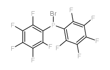双(五氟苯基)溴膦 结构式