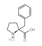 (S)-2-苄基脯氨酸盐酸盐 结构式