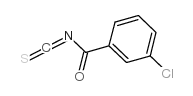 异硫氰酸3-氯苯甲酰酯 结构式