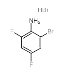 2-溴-4,6-二氟苯胺氢溴酸 结构式