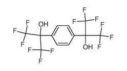 1,4-双(2-羟基六氟异丙基)苯 结构式