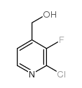 2-氯-3-氟-4-吡啶甲醇 结构式