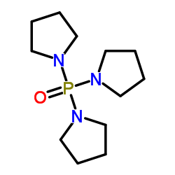 三(N,N-四亚甲基)磷酰胺 结构式