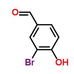 3-溴-4-羟基苯甲醛 结构式