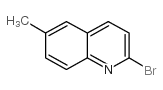 2-溴-6-甲基喹啉 结构式