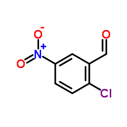 2-氯-5-硝基苯甲醛 结构式
