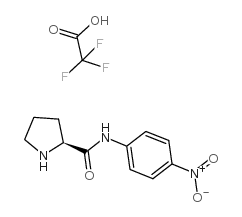 L-脯氨酸对硝基苯胺三氟乙酸盐 结构式
