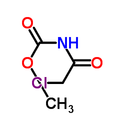 N-(2-氯乙酰基)甲酯基甲酰胺 结构式