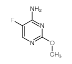 5-氟-2-甲氧基-4-嘧啶胺 结构式