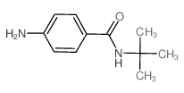 4-氨基-N-叔丁基苯甲酰胺 结构式