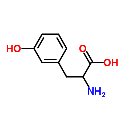 DL-间酪氨酸 结构式