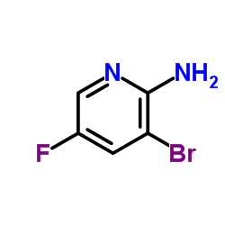 2-氨基-3-溴-5-氟吡啶 结构式