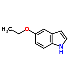 5-乙氧基吲哚 结构式