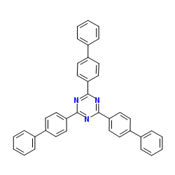 2,4,6-三([1,1'-联苯]-4-基)-1,3,5-三嗪 结构式