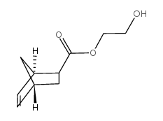 5-降冰片烯-2-羧酸 (2-羟乙基)酯 结构式