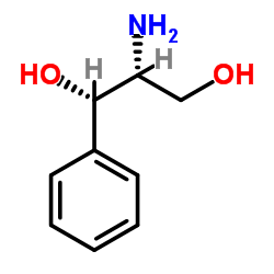 (1R,2R)-(-)-2-氨基-1-苯基-1,3-丙二醇 结构式