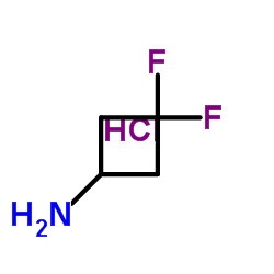 3,3-二氟环丁胺盐酸盐 结构式