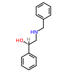 (S)-(+)-2-苄氨基-1-苯乙醇 结构式