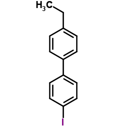 4-乙基-4-碘代联苯 结构式