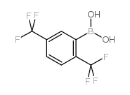 2,5-二(三氟甲基)苯硼酸 结构式