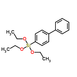 4-三乙氧硅基联苯 结构式