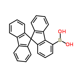 9,9'-螺双[9H-芴]-4-基硼酸 结构式