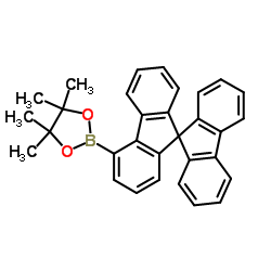 4-硼酸频哪醇酯-9,9-螺二芴 结构式
