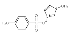 1-甲基咪唑鎓对甲苯磺酸盐 结构式