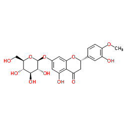 橙皮素 7-O-葡萄糖甙 结构式