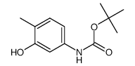 N-Boc-3-羟基-4-甲基苯胺 结构式