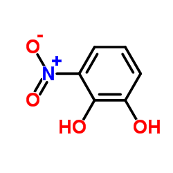 3-硝基-1,2-苯二醇 结构式
