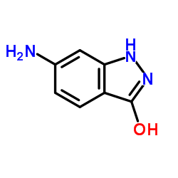 6-氨基-3-羟基-1H-吲唑 结构式