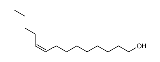 Tetradeca-cis-9,trans-12-dien-1-ol 结构式
