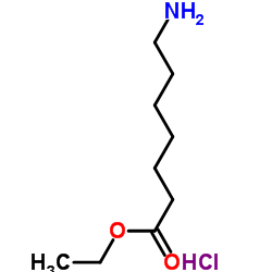 7-氨基庚酸乙酯盐酸盐 结构式