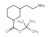 1-Boc-3-(2-氨乙基)哌啶 结构式