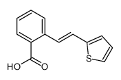 2-[β-(2-噻吩基)乙烯基]苯甲酸 结构式