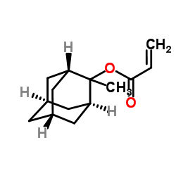 2-甲基-2-金刚烷醇丙烯酸酯 结构式