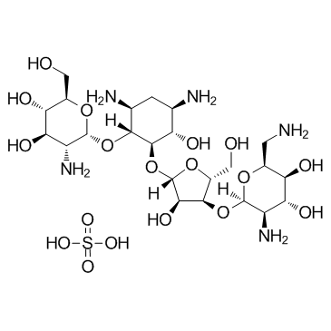 硫酸巴龙霉素 结构式