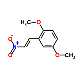 2,5-二甲氧基-β-硝基苯乙烯 结构式