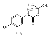 (4-氨基-3-甲基苯基)-氨基甲酸叔丁酯 结构式