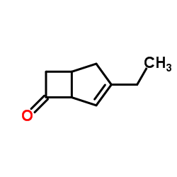 3-乙基双环[3.2.0]庚-3-烯-6-酮 结构式