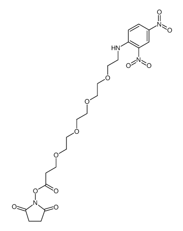 DNP-PEG4-NHS酯 结构式